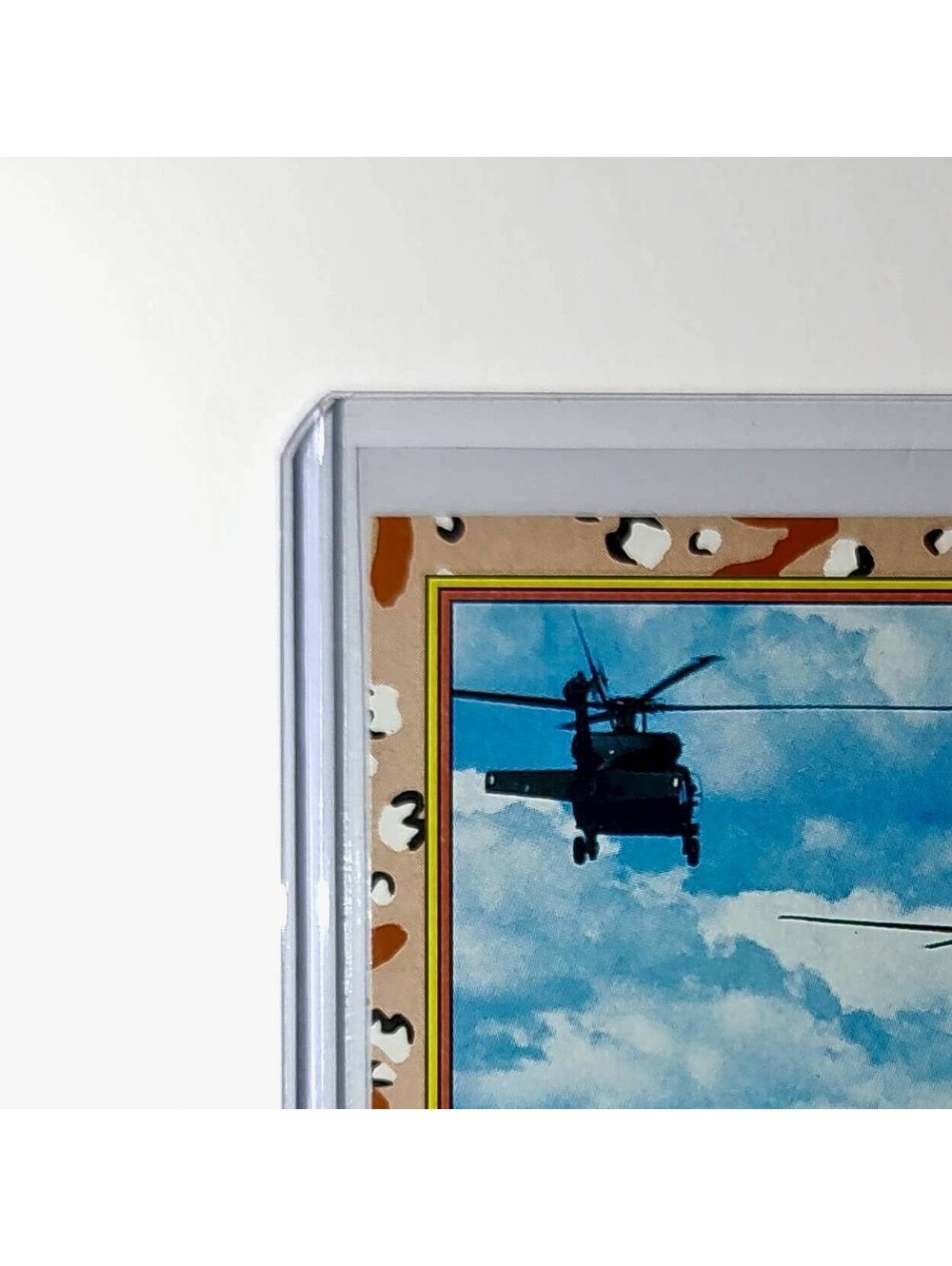 Helicopter Formation 1991 Topps Desert Storm #15 Card - Picture 3 of 10